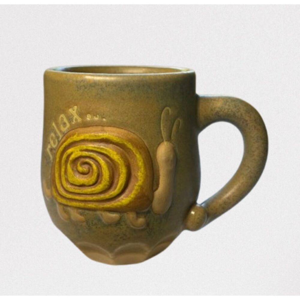 Ceramic Relax Snail Mug Boho Urban Outfitters